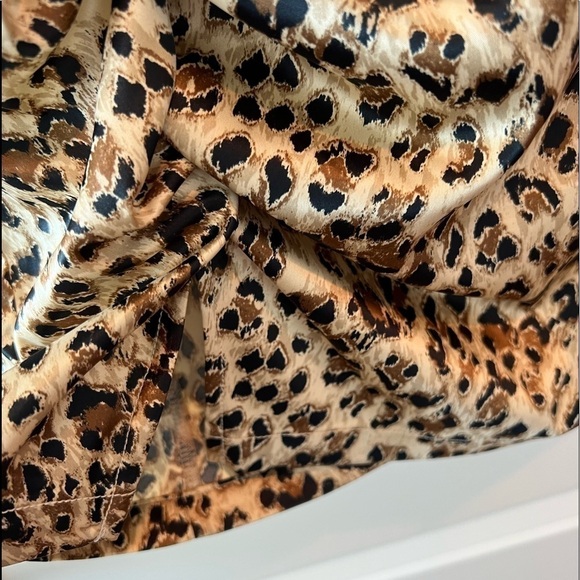 FREE PEOPLE Avas Print Miniskirt In Tan Combo - Picture 8 of 14